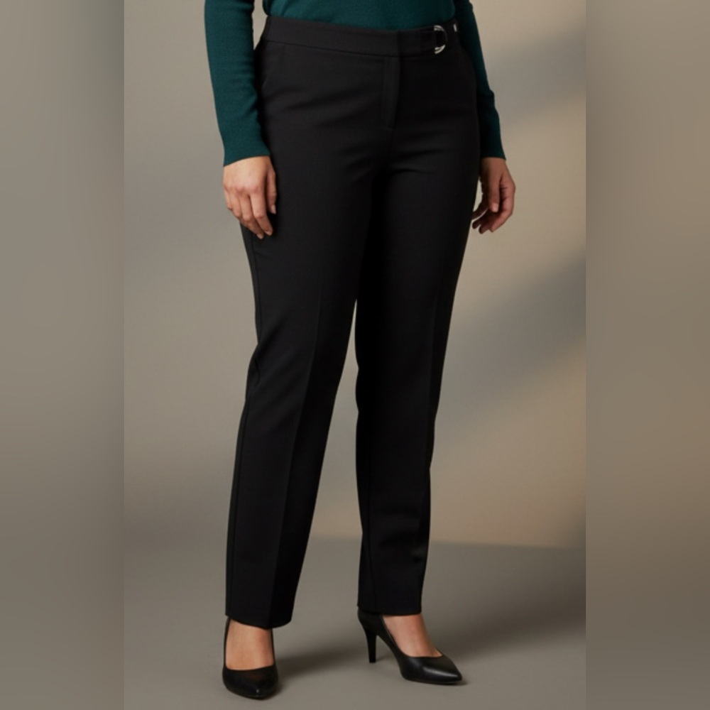 Plus size Women’s Love Scarlett Comfy Knit Dress career Slacks Sz 2x Black